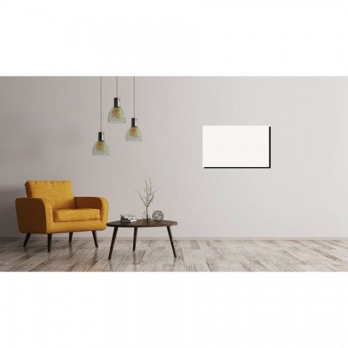 Ecaros 600 Watt metalen infraroodpaneel - zijaanzicht