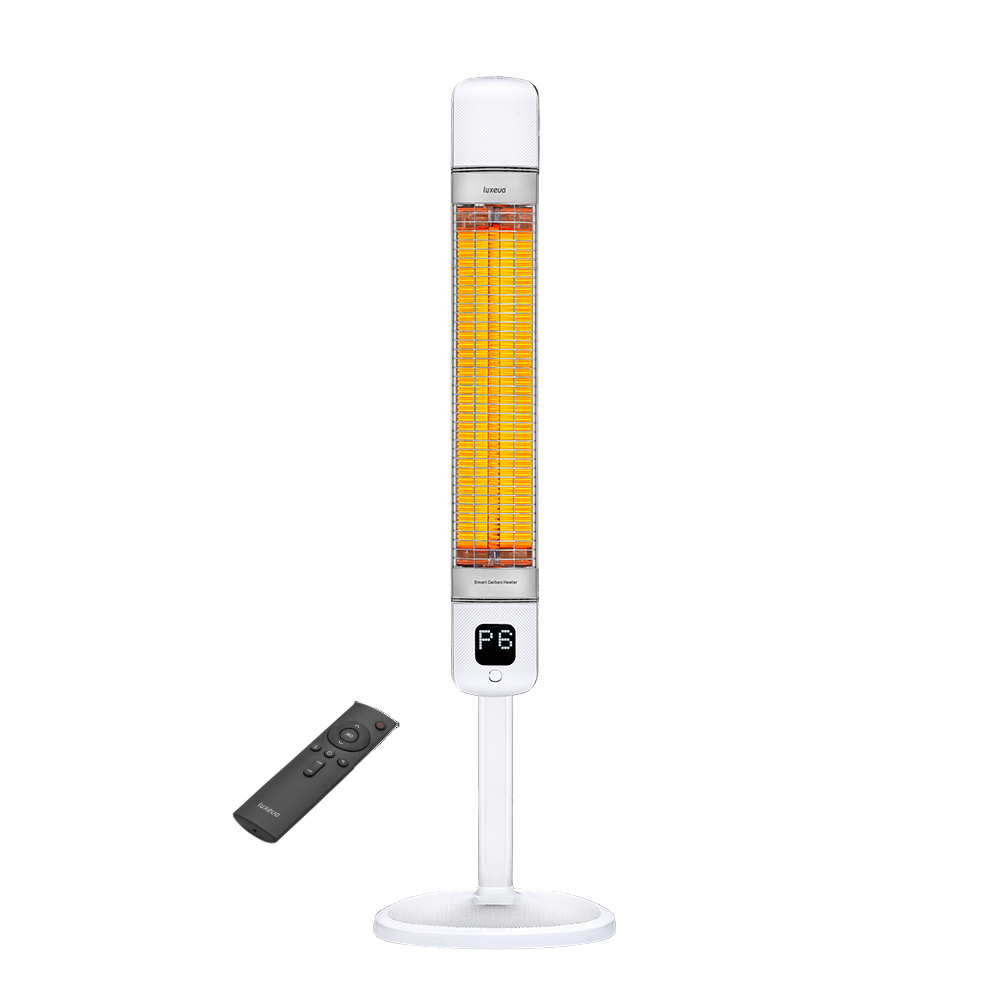 Infraroodverwarming op voet Luxeva Wit
