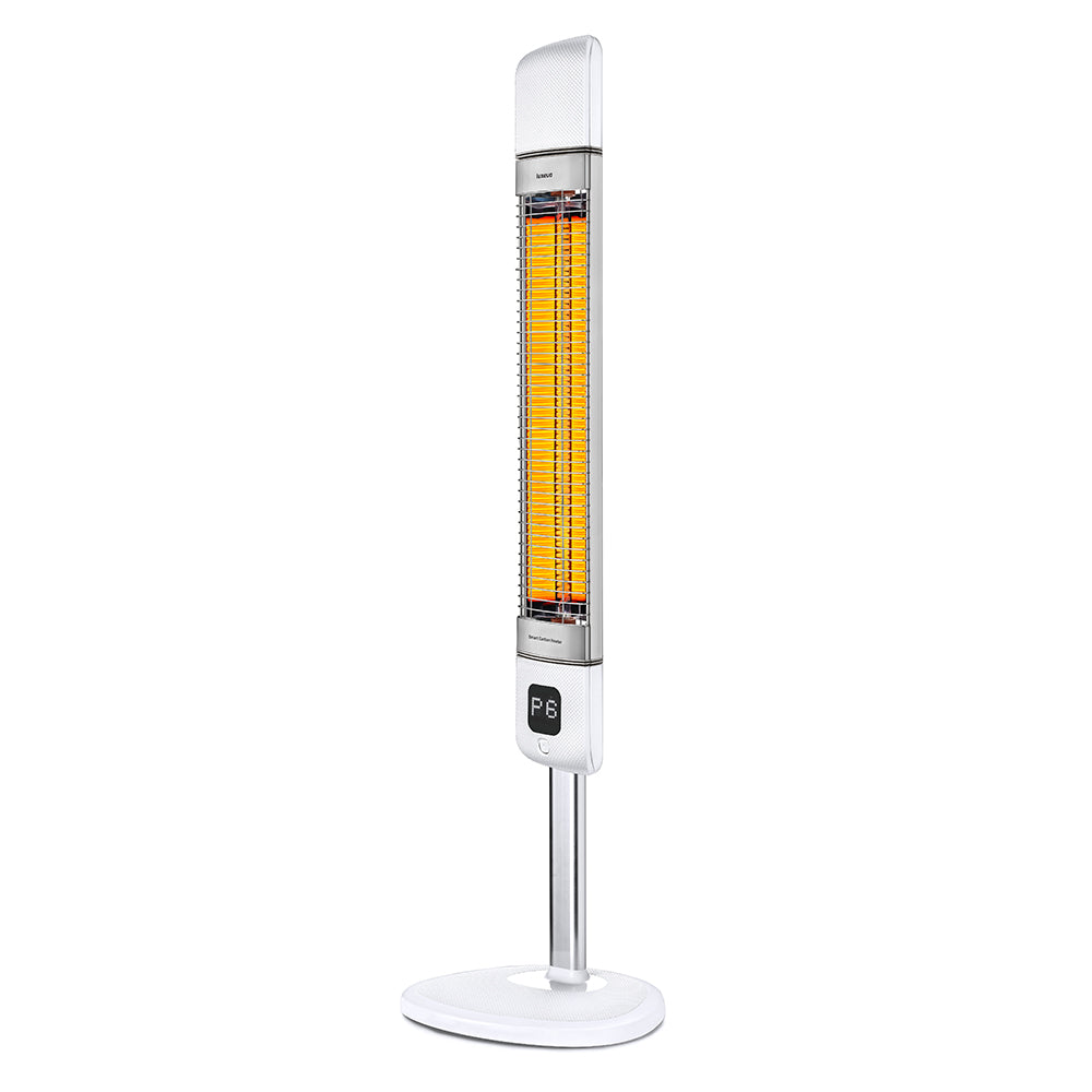 Infraroodverwarming op voet Luxeva Wit