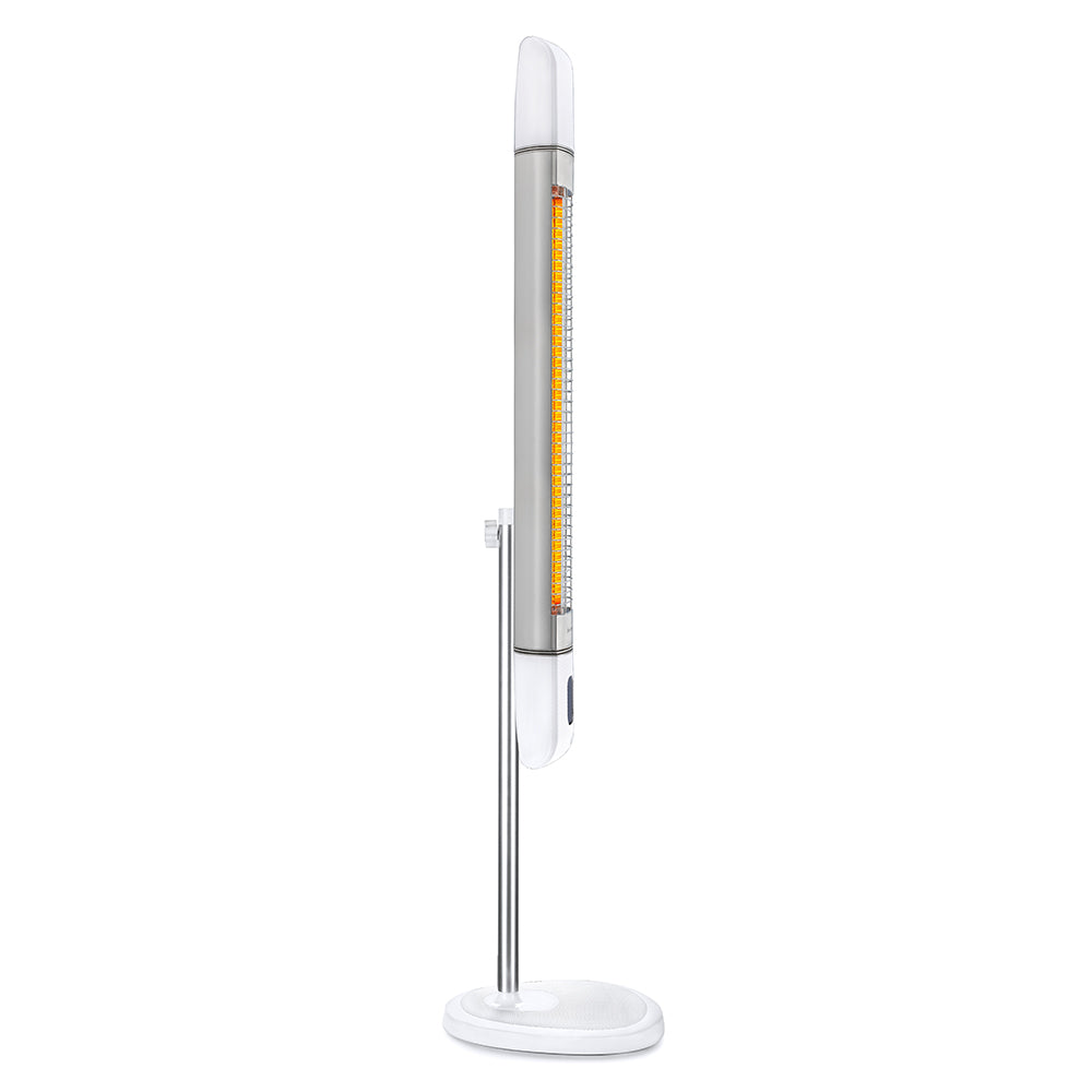 Infraroodverwarming op voet Luxeva Wit