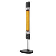 LXV Smart 2500 Watt zwart vloermodel infraroodverwarmer - vooraanzicht