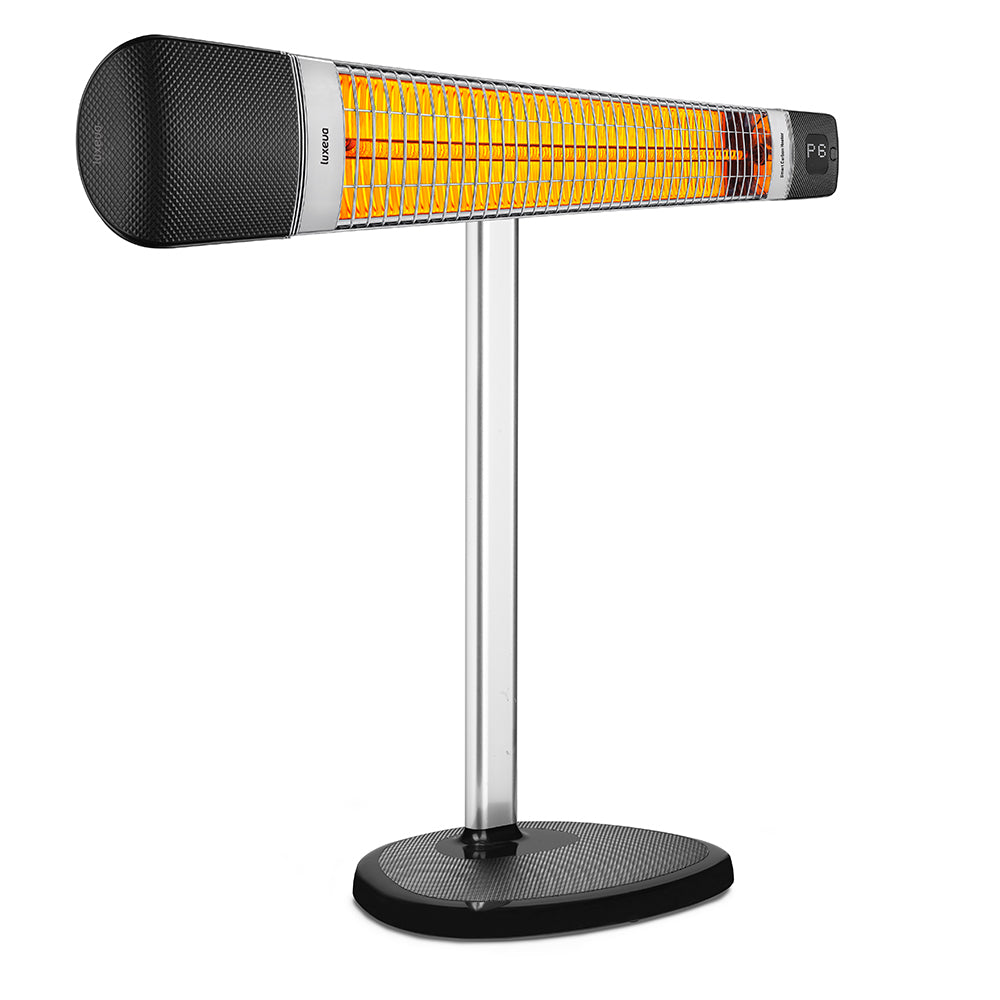 LXV Smart 2500 Watt zwart vloermodel infraroodverwarmer - sfeerimpressie