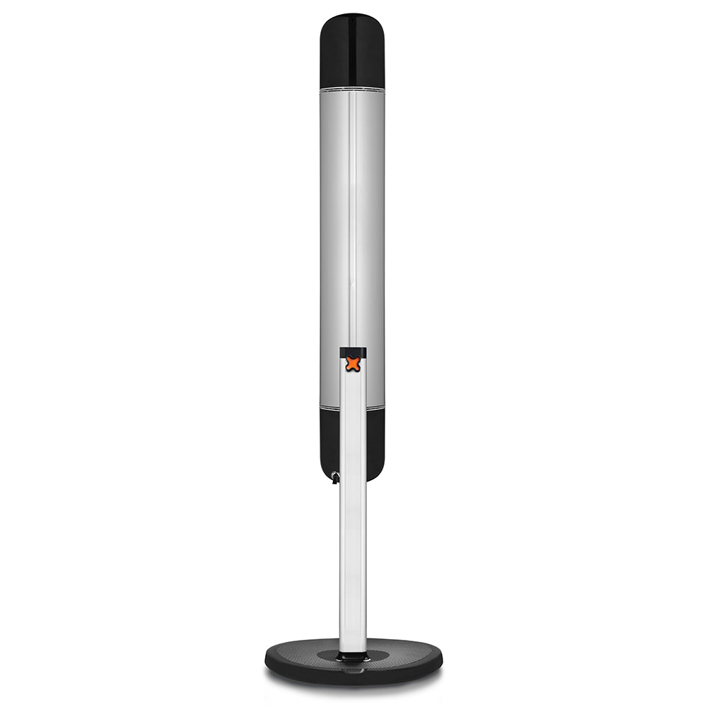 LXV Smart 2500 Watt zwart vloermodel infraroodverwarmer - zijaanzicht