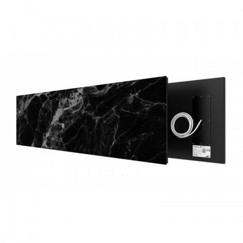 Welltherm Black Marble 625 Watt Stone Art infraroodpaneel - vooraanzicht
