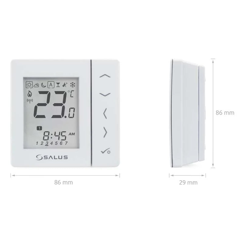 Salus VS20WRF Digitale Smart thermostaat (wit) 