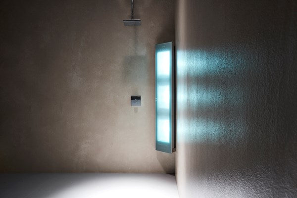 Sunshower Combi 2000W grijs infrarood & UV douchepaneel voor badkamer en wellness