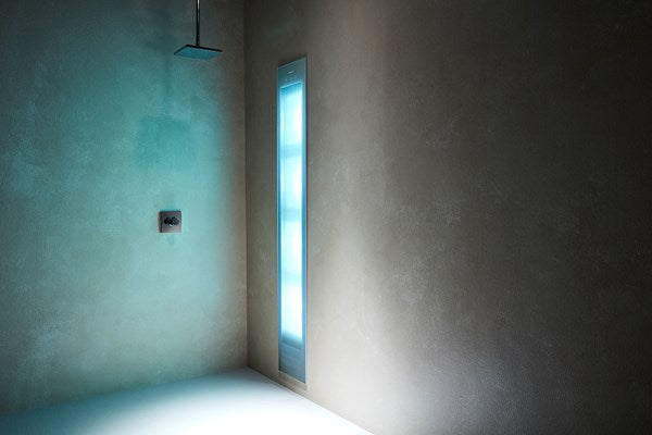 Sunshower Deluxe grijs infrarood wellnessstraler voor badkamer en sauna