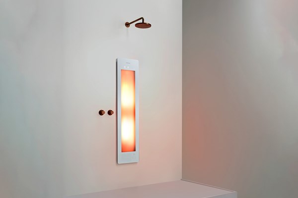 Sunshower ONE/M 2000W wit infrarood douchepaneel voor badkamer en wellness