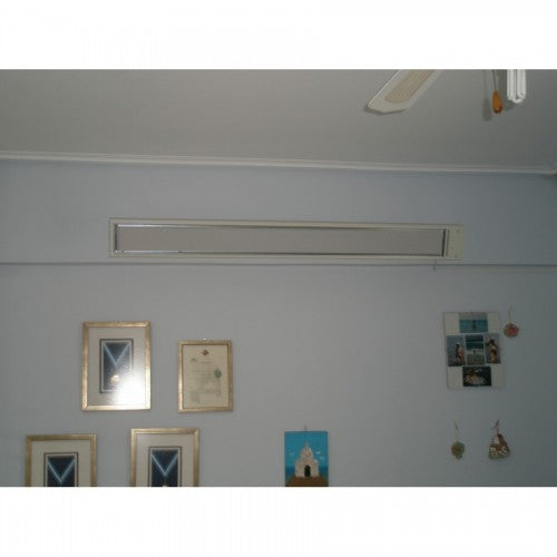 ECOSUN HEATSTRIP 1200W wit infraroodverwarmer - vooraanzicht