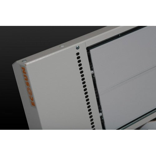 ECOSUN HEATSTRIP 1800W wit infraroodverwarmer - zijaanzicht