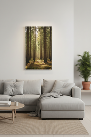 Heat4All ICONIC 730W mat fotopaneel 60x120 op witte wand voor infraroodverwarming