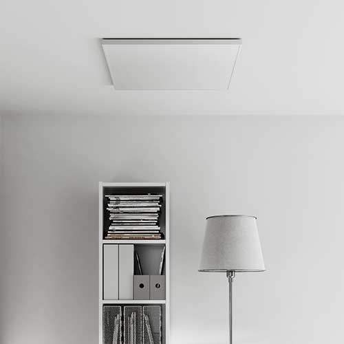 HTS 300 Watt infraroodpaneel aan het plafond gemonteerd
