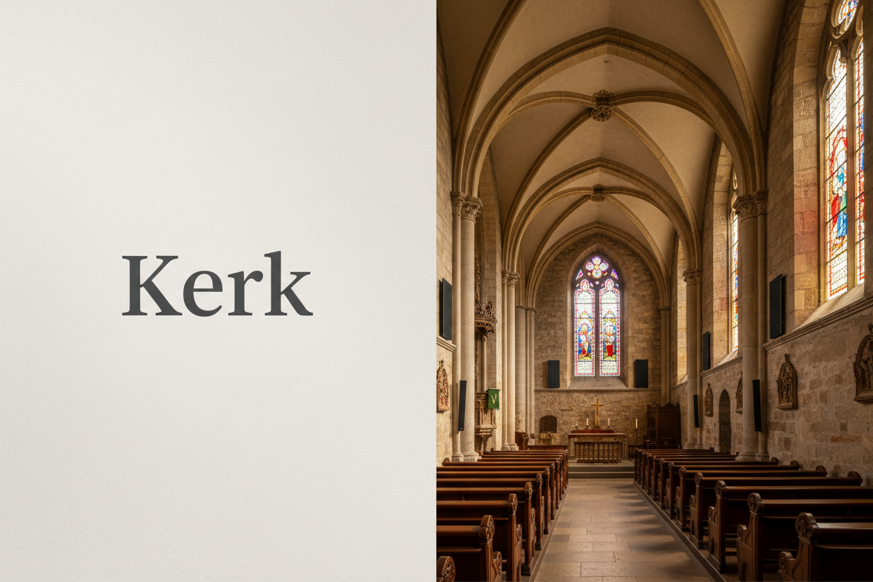 Kerk collectiebanner