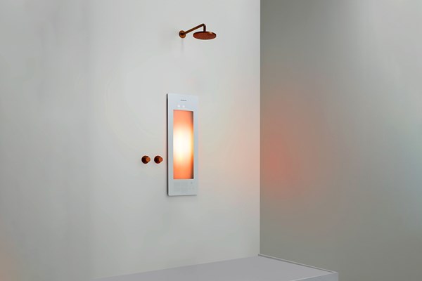 Sunshower ONE/S 1000W wit infrarood douchepaneel voor badkamer en wellness
