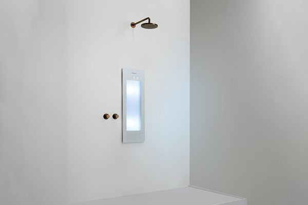 Sunshower PLUS/S 1000W wit infrarood en UV douchepaneel voor badkamer en wellness