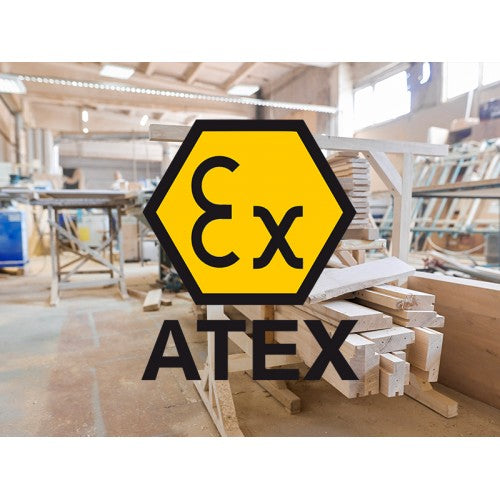 Varma ATEX 2000W explosievrije infrarood terrasverwarmer - achterzijde